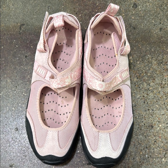 Lands' End Pink and Black Shoes - Picture 1 of 4